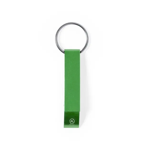 Recycled aluminium key ring bottle opener Mixe