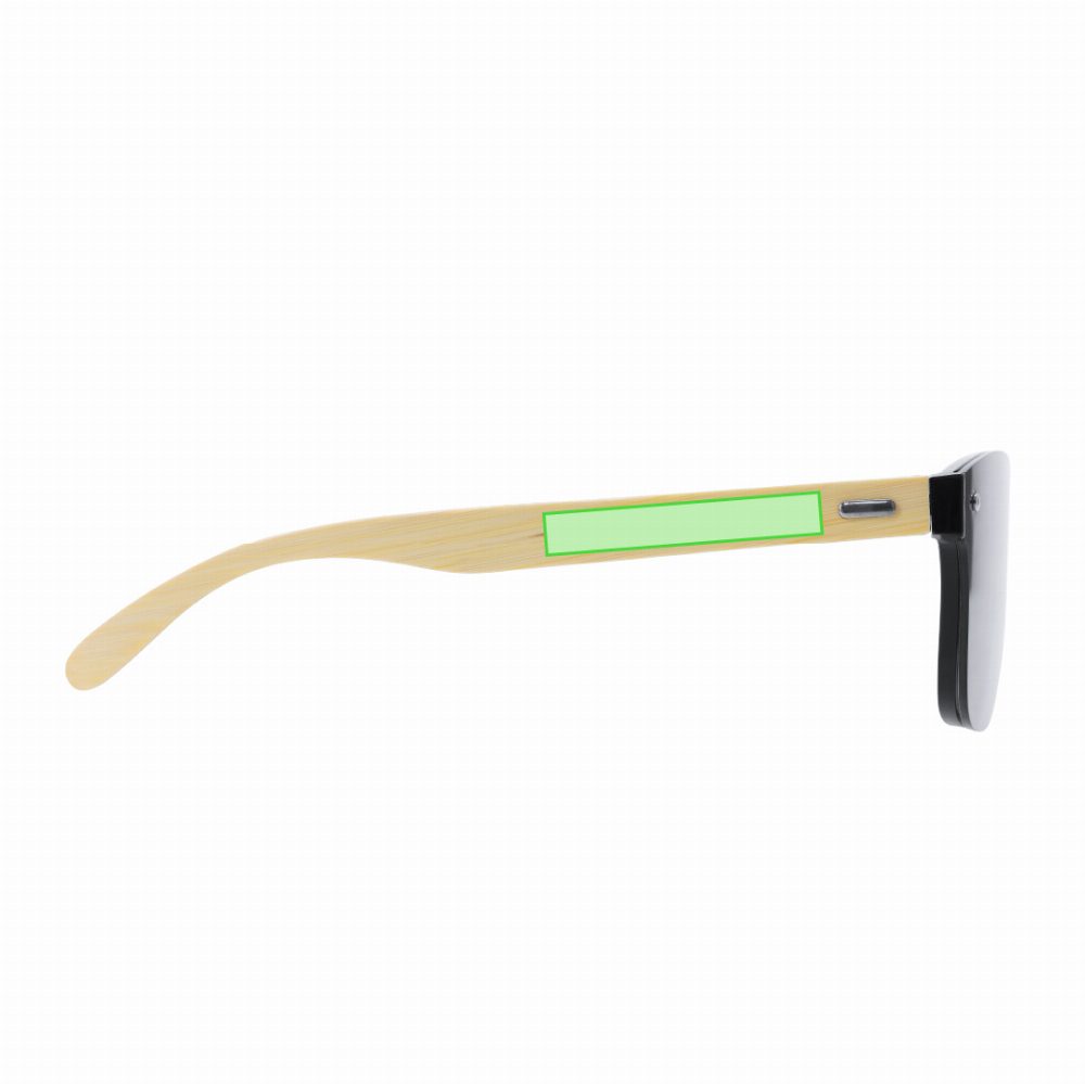 Druckskizze für Sonnenbrille aus Bambus Graham – Auf der linken Stift