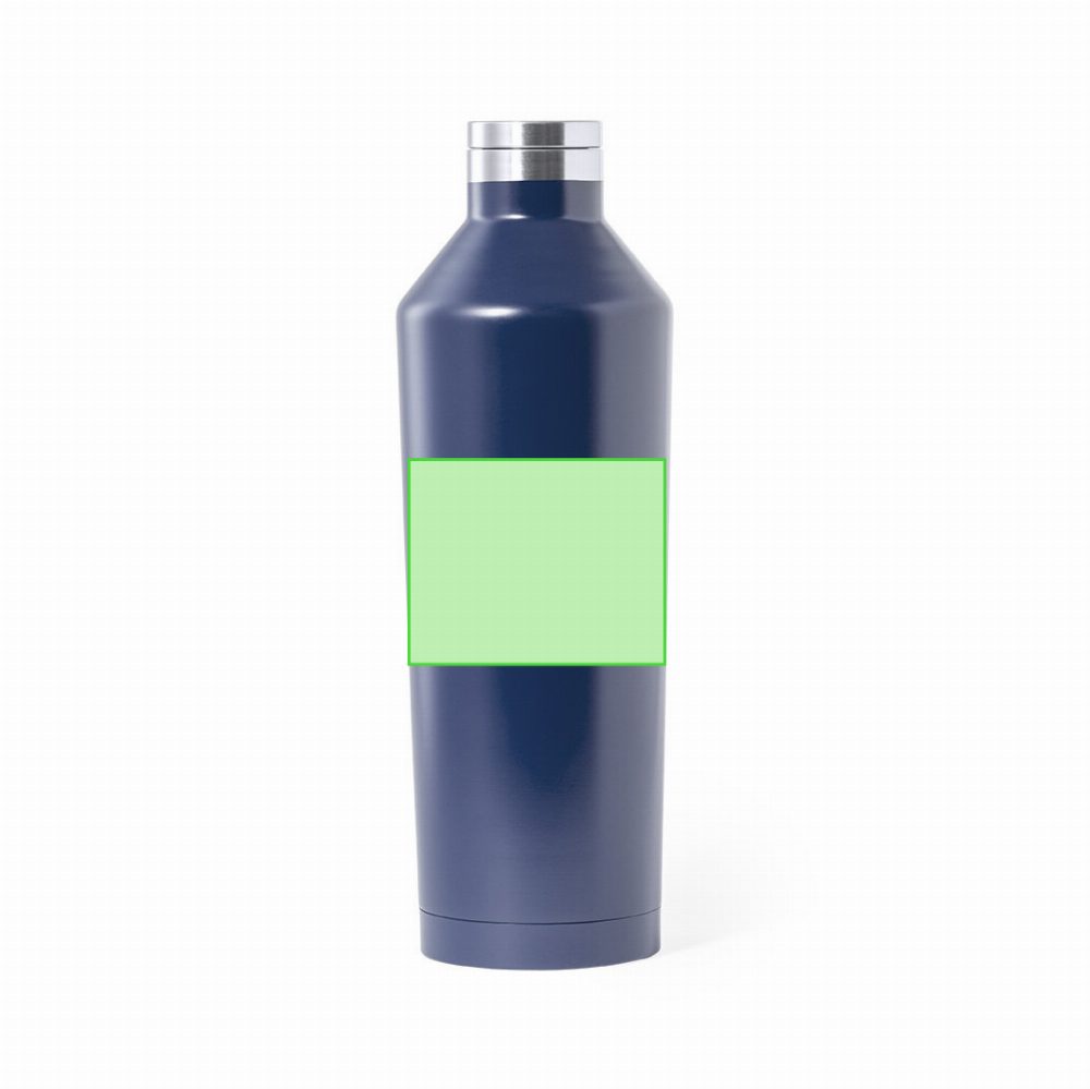 Branding diagram for Stainless steel thermal bottle, 800 ml Gristel – Around the body