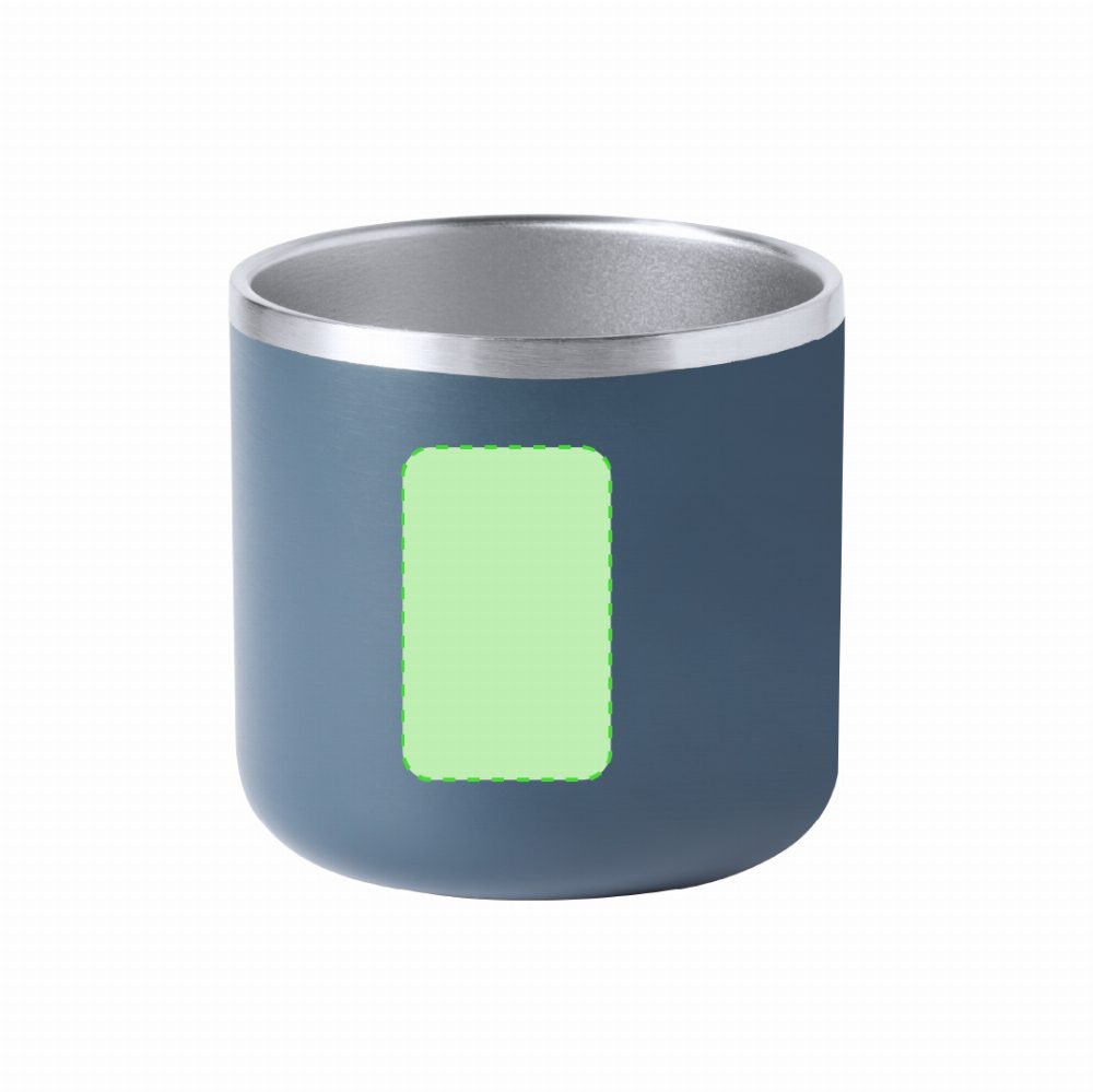 Branding diagram for Double-walled stainless steel cup 350 ml Shirley – Page B