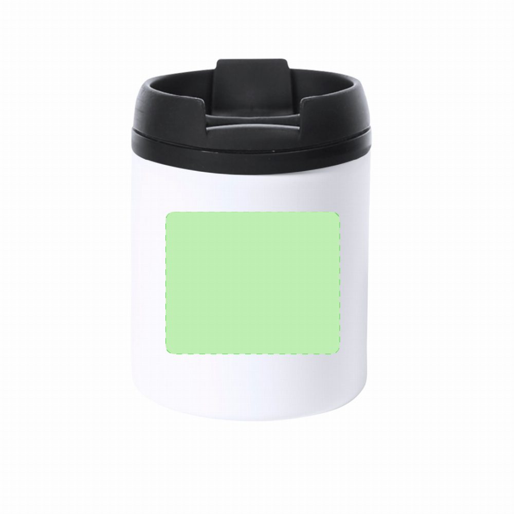 Branding diagram for Stainless steel thermal beakers, 160 ml Zirgul – Front