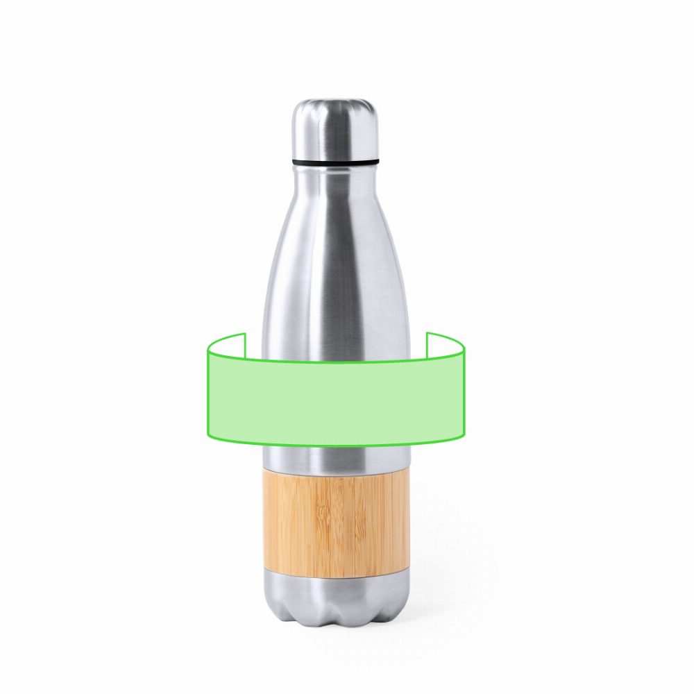Druckskizze für Trinkflasche 750 ml Guiver – Fläche 1