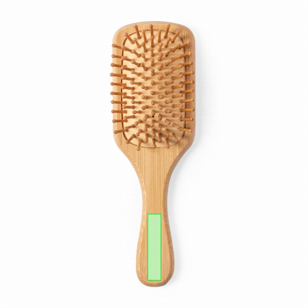 Branding diagram for Bamboo hairbrush Aveiro – Handle