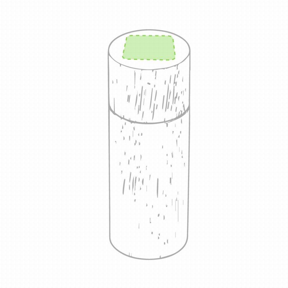 Branding diagram for Salt and pepper mill of wood Yonan – Top top top