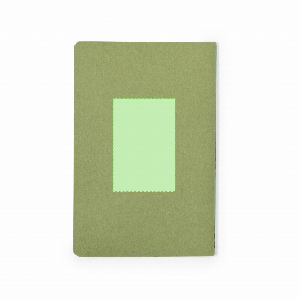 Druckskizze für Notizbuch aus Recyclingkarton, A5 Rayish – Einband