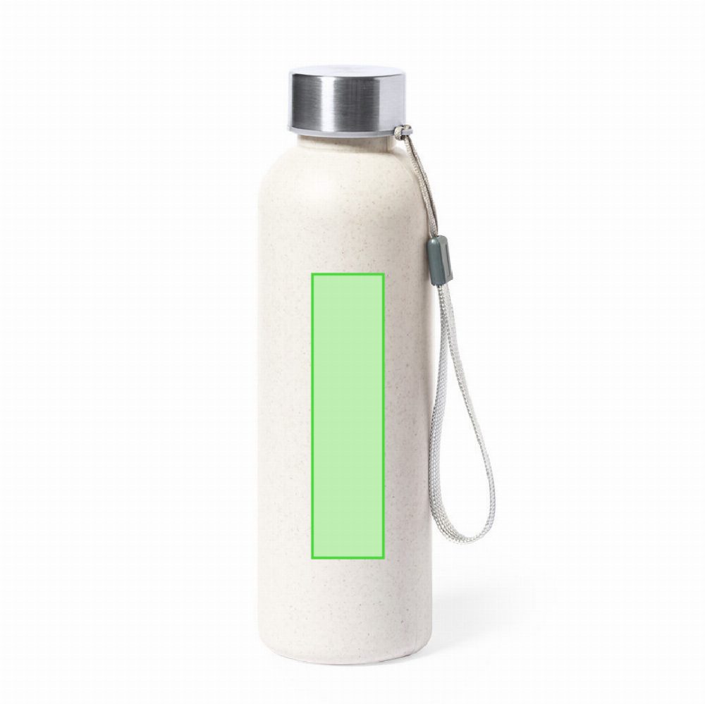 Branding diagram for Drinking bottle 600 ml Wistel – Area 4