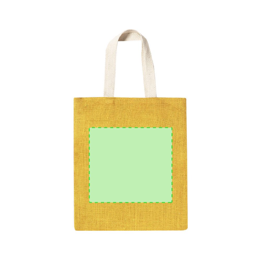 Branding diagram for Shopping bag of jute Brios – Side B, central