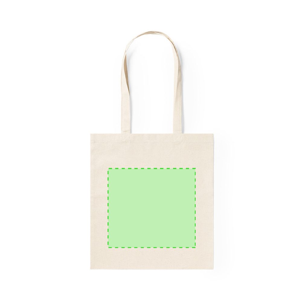 Branding diagram for Cotton shopping bag Trendik – Side B, central