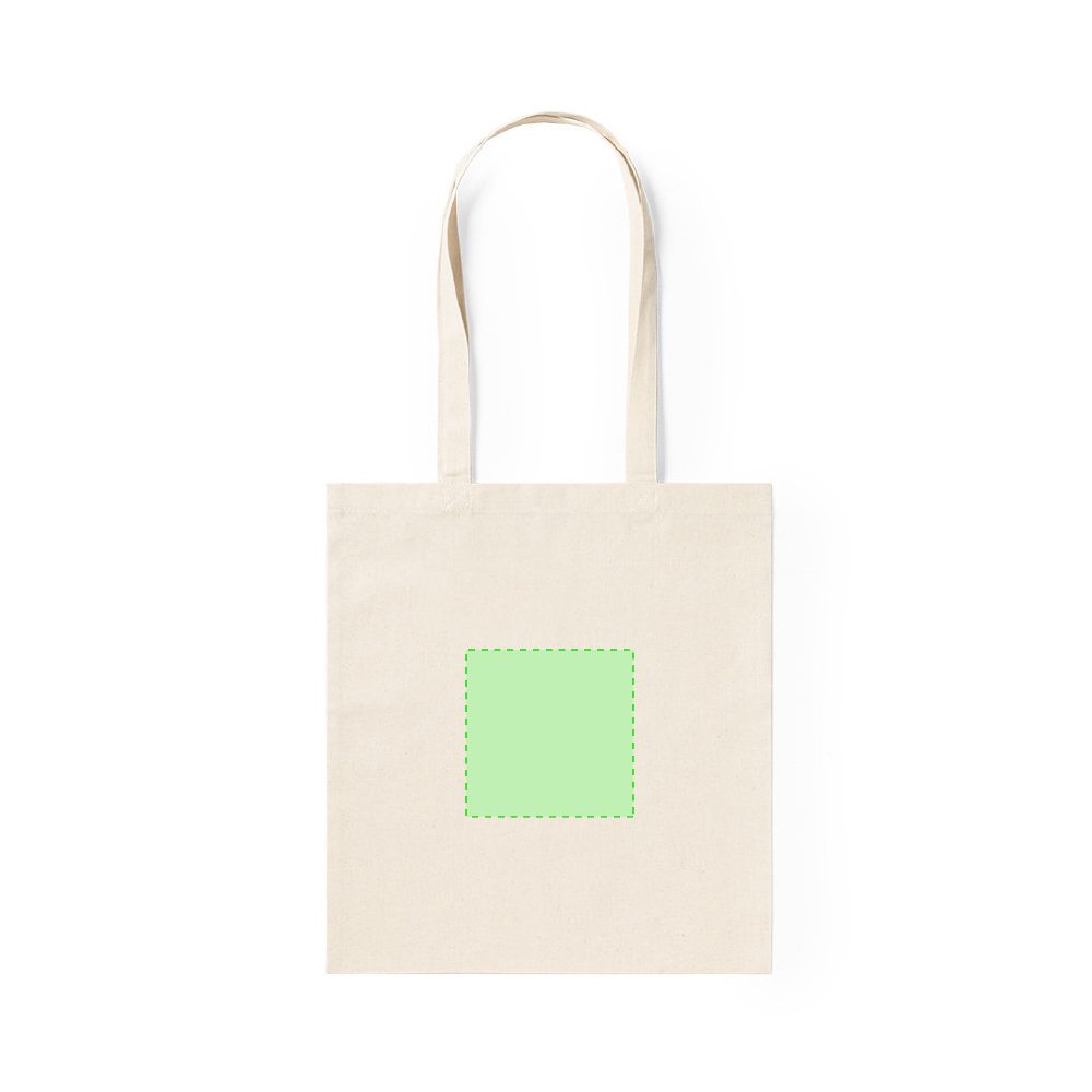Branding diagram for Cotton shopping bag Trendik – Side B, central