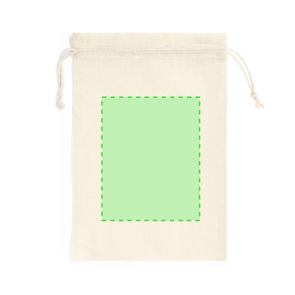 Branding diagram for Cord draw bags of cotton Miley – Side B, central