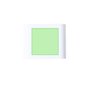 Branding diagram for Bluetooth speaker 3 W Pixie – Face 2