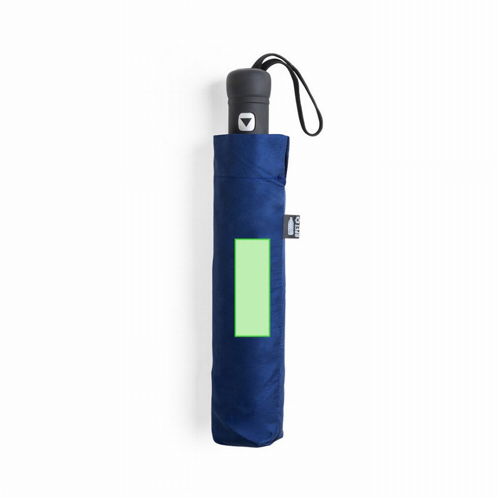 Branding diagram for Pocket screen made of RPET, automatic Nereus – Area 3