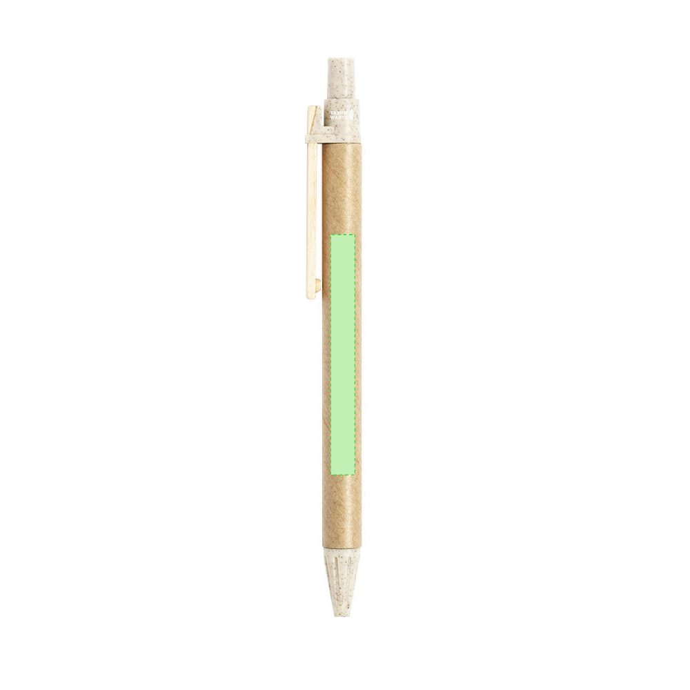 Branding diagram for Ballpoint pens with printing mechanism Nazgun – Area 1