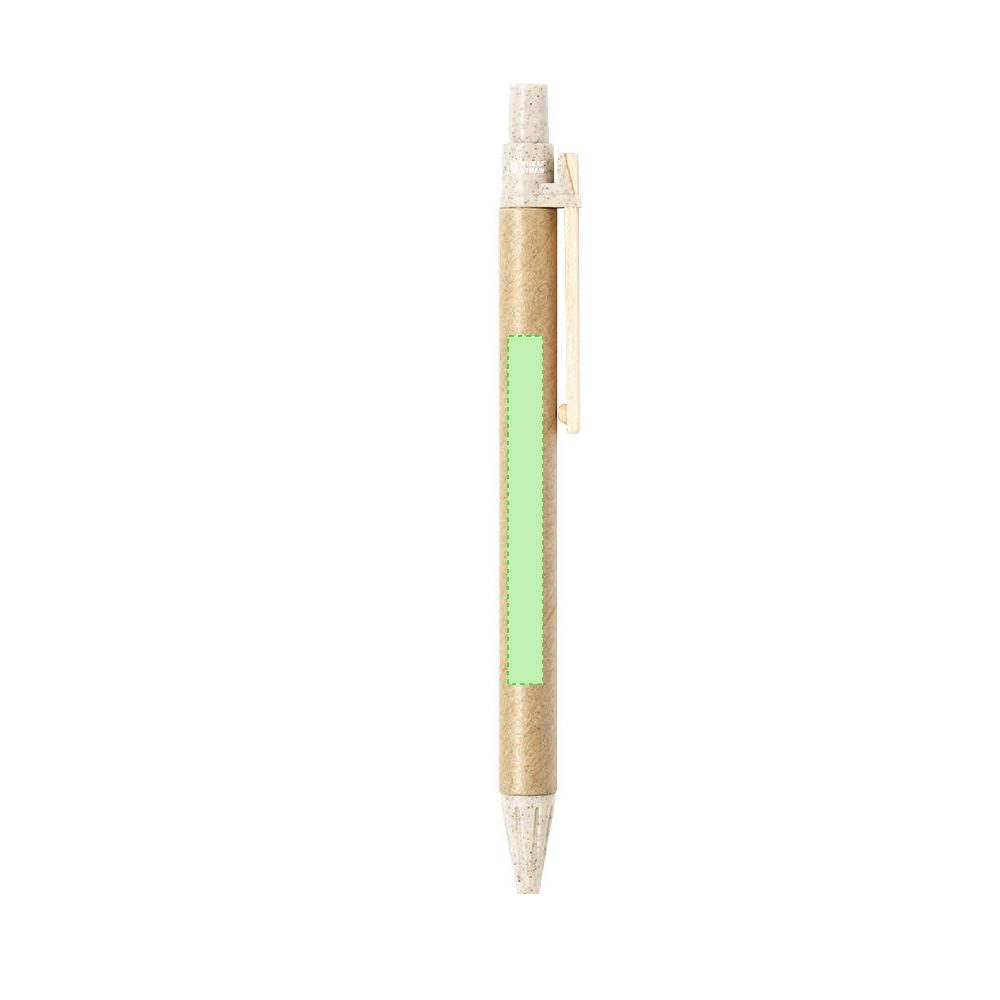 Branding diagram for Ballpoint pens with printing mechanism Nazgun – Area 2