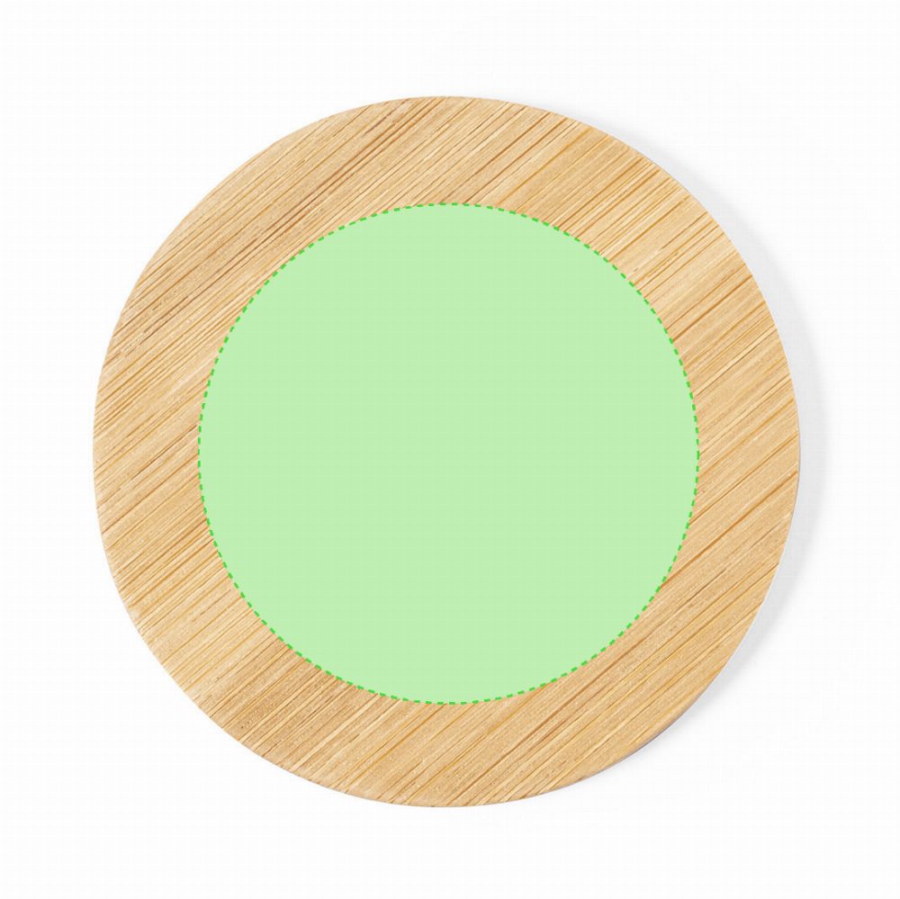 Branding diagram for Bamboo pocket mirrors Arendel – Rearward area