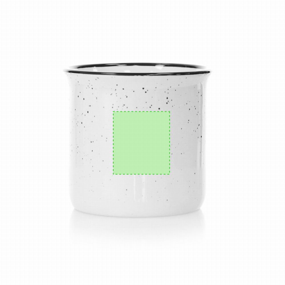 Druckskizze für Keramiktasse 350 ml Lanay – Vorderseite, mittig