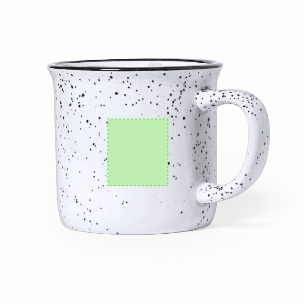 Druckskizze für Keramiktasse 350 ml Lanay – Seite A, mittig