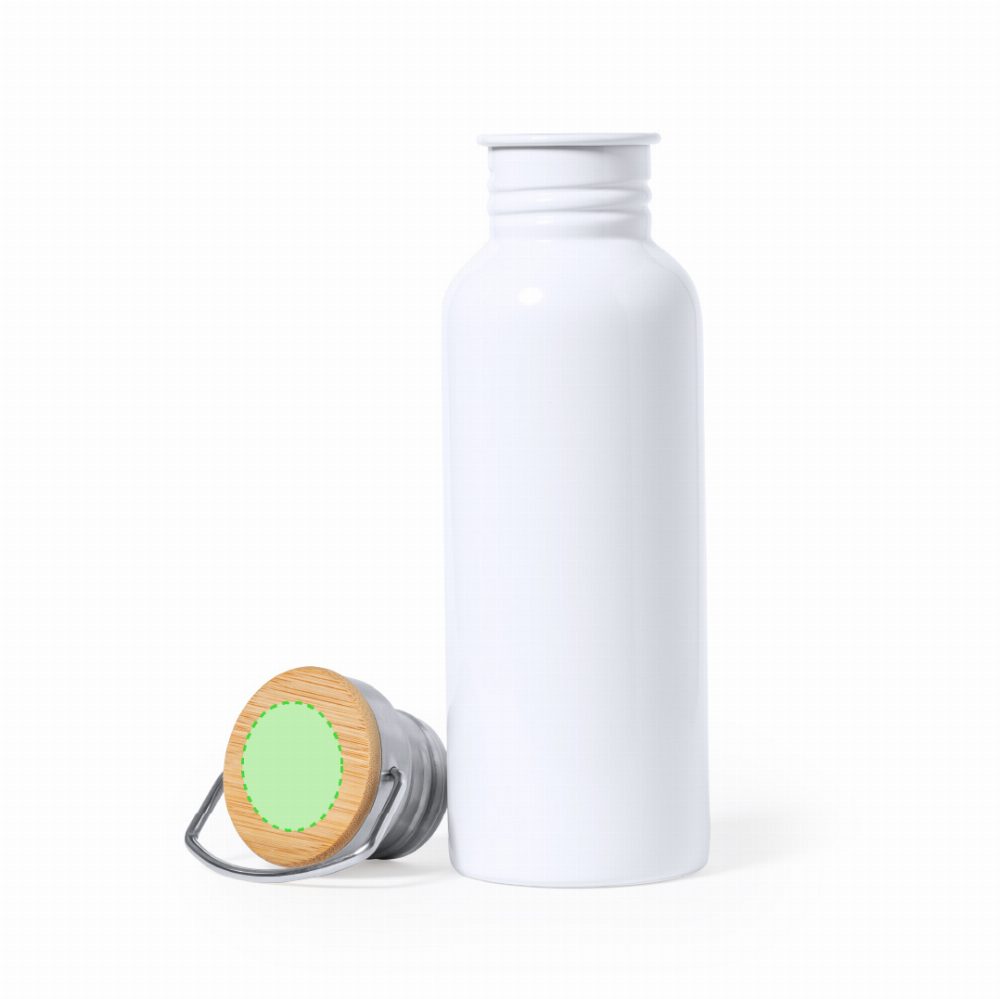Branding diagram for Stainless steel water bottle for sublimation printing 700 ml Preuk – Capable