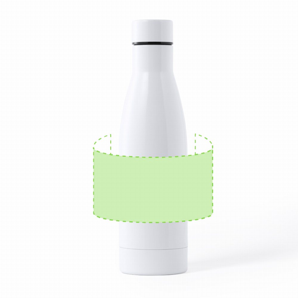 Branding diagram for Stainless steel water bottle for sublimation printing 700 ml Crafor – Around the drinking bottle