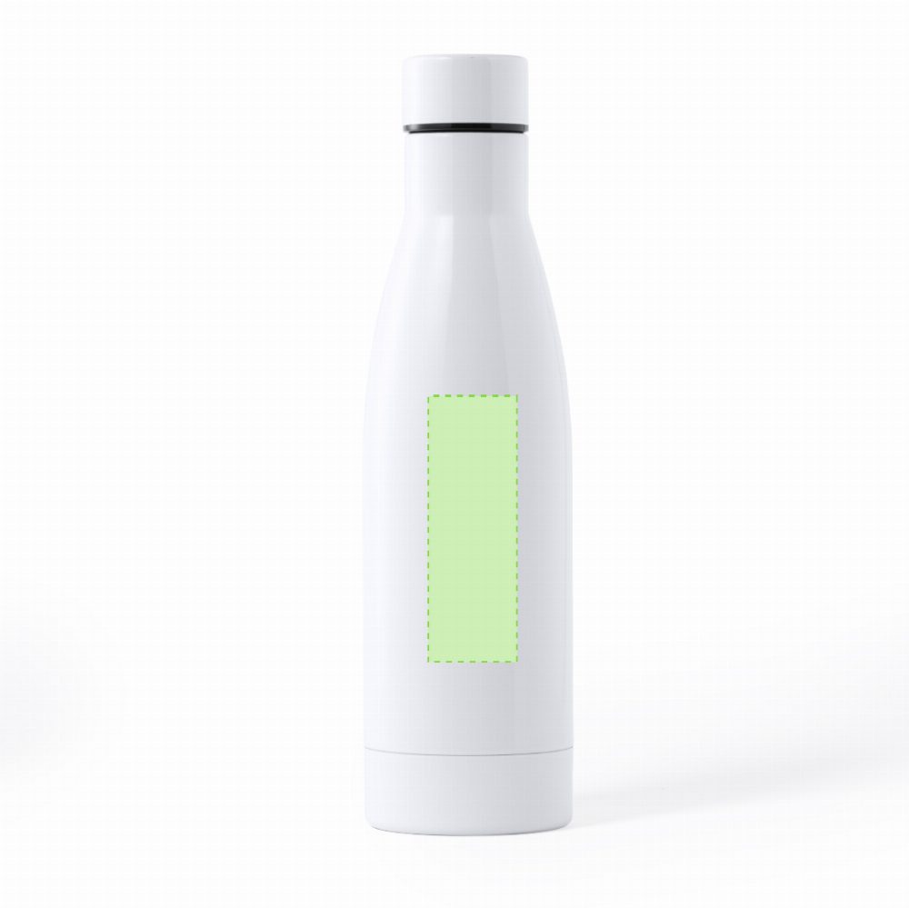 Branding diagram for Stainless steel water bottle for sublimation printing 700 ml Crafor – Front, central