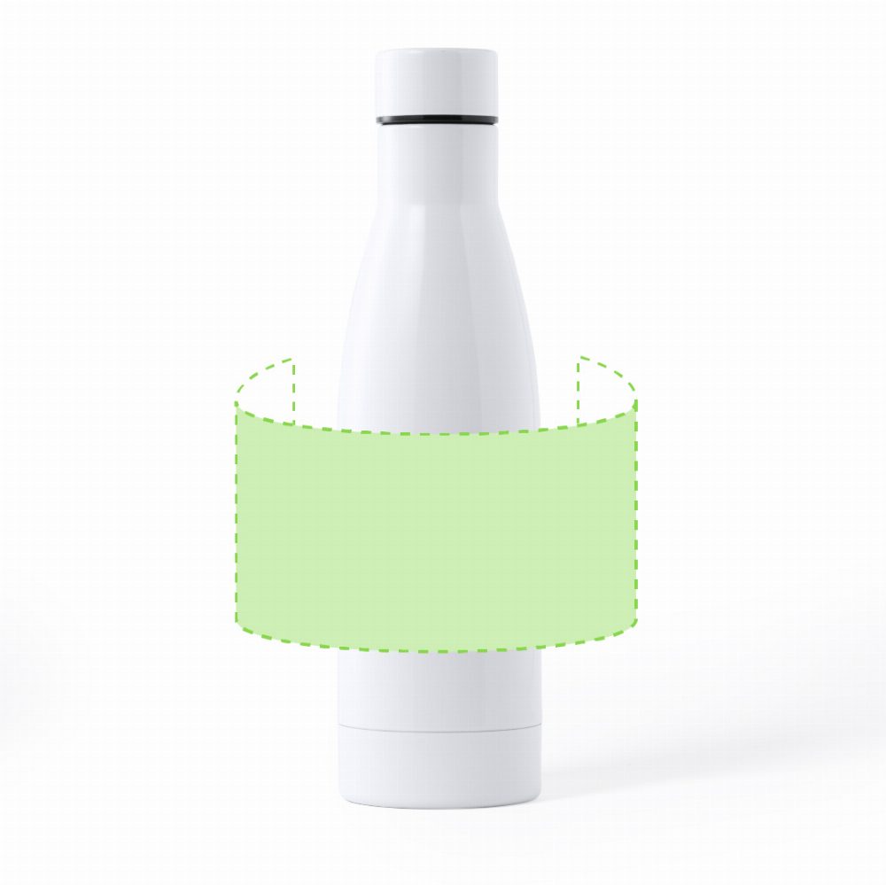 Branding diagram for Stainless steel water bottle for sublimation printing 700 ml Crafor – Around the drinking bottle