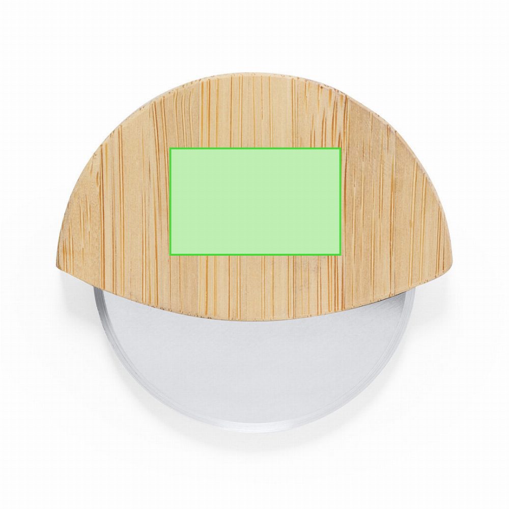 Branding diagram for Bamboo pizza knives Titox – Side B, central