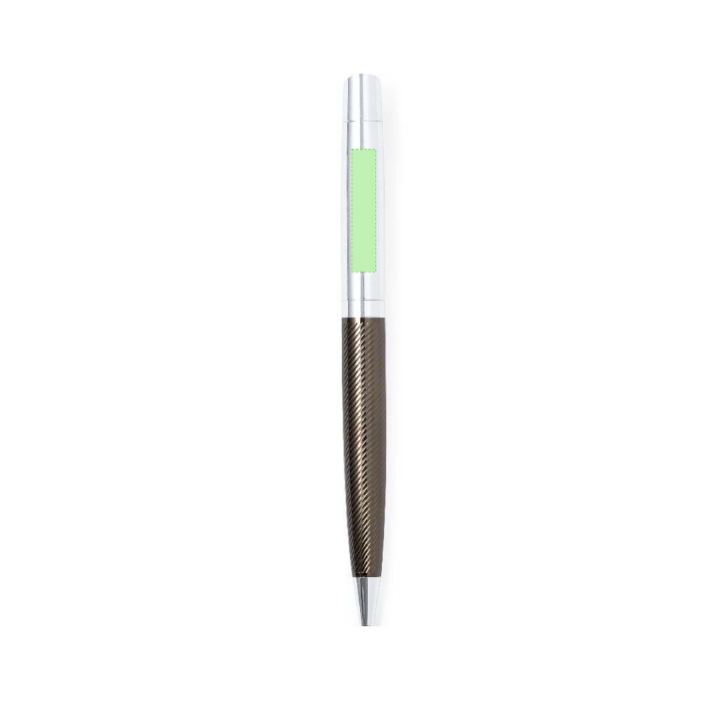 Branding diagram for Writing set with ballpoint pen and ink roller Williams – Area 3
