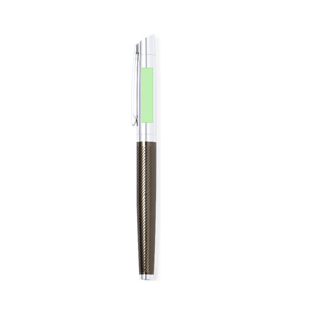 Branding diagram for Writing set with ballpoint pen and ink roller Williams – Area 5