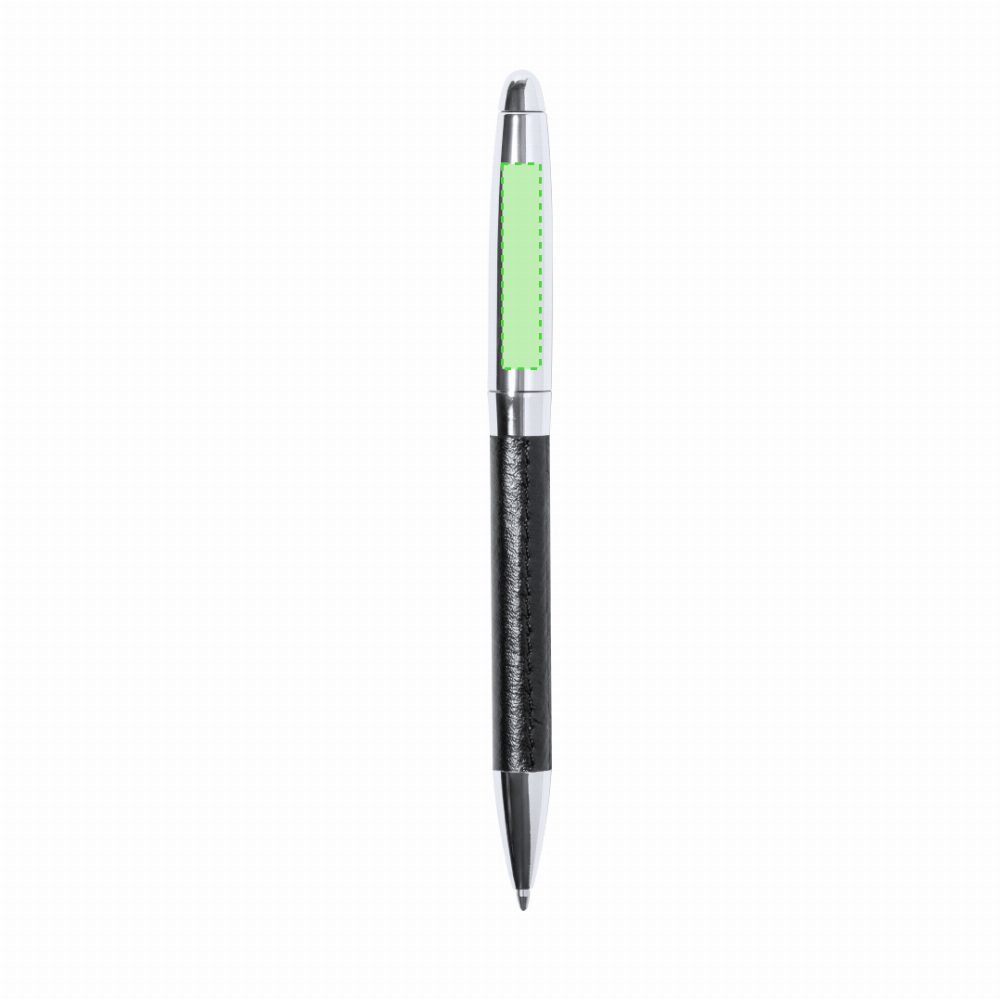 Branding diagram for Writing set with ballpoint pen and ink roller Niveum – Area 3