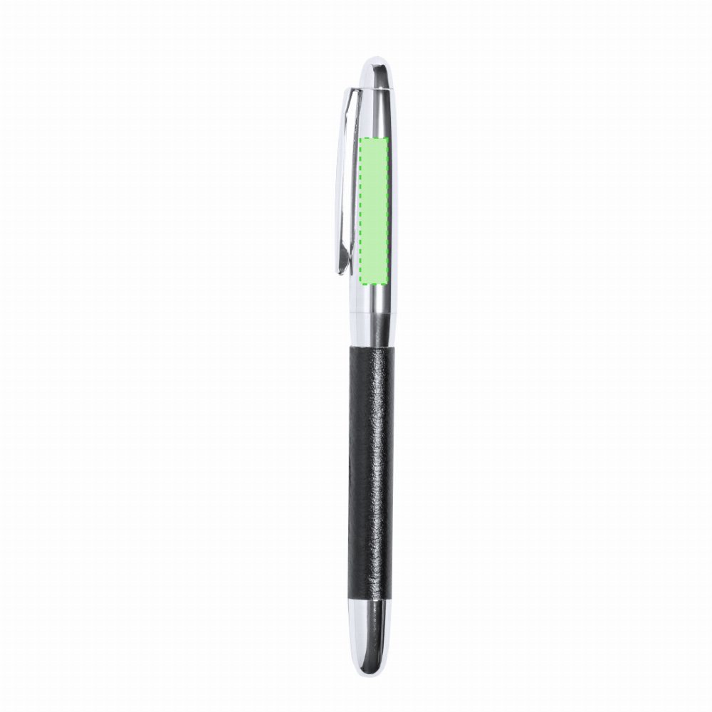 Branding diagram for Writing set with ballpoint pen and ink roller Niveum – Area 5