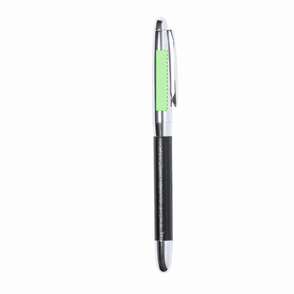 Branding diagram for Writing set with ballpoint pen and ink roller Niveum – Area 6