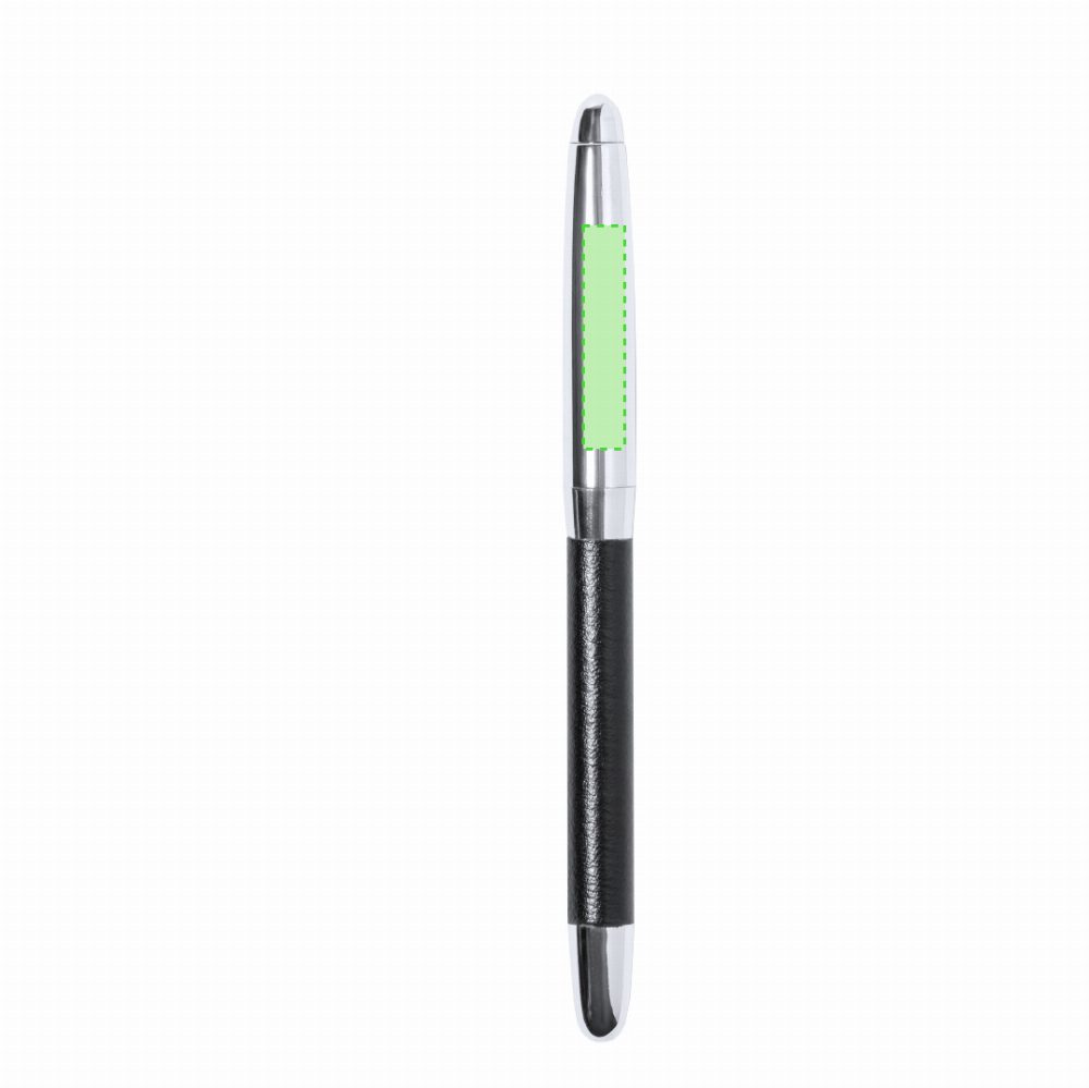 Branding diagram for Writing set with ballpoint pen and ink roller Niveum – Area 7