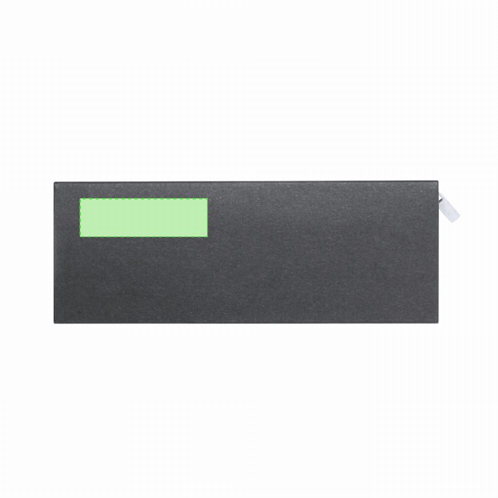 Branding diagram for Writing set with ballpoint pen and ink roller Niveum – Area 9