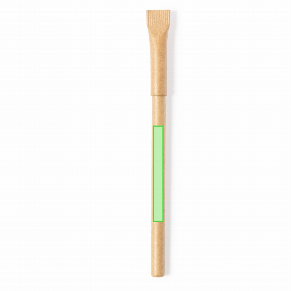 Branding diagram for Perpetual pencil of recycled cardboard Yeidy – Reed face B