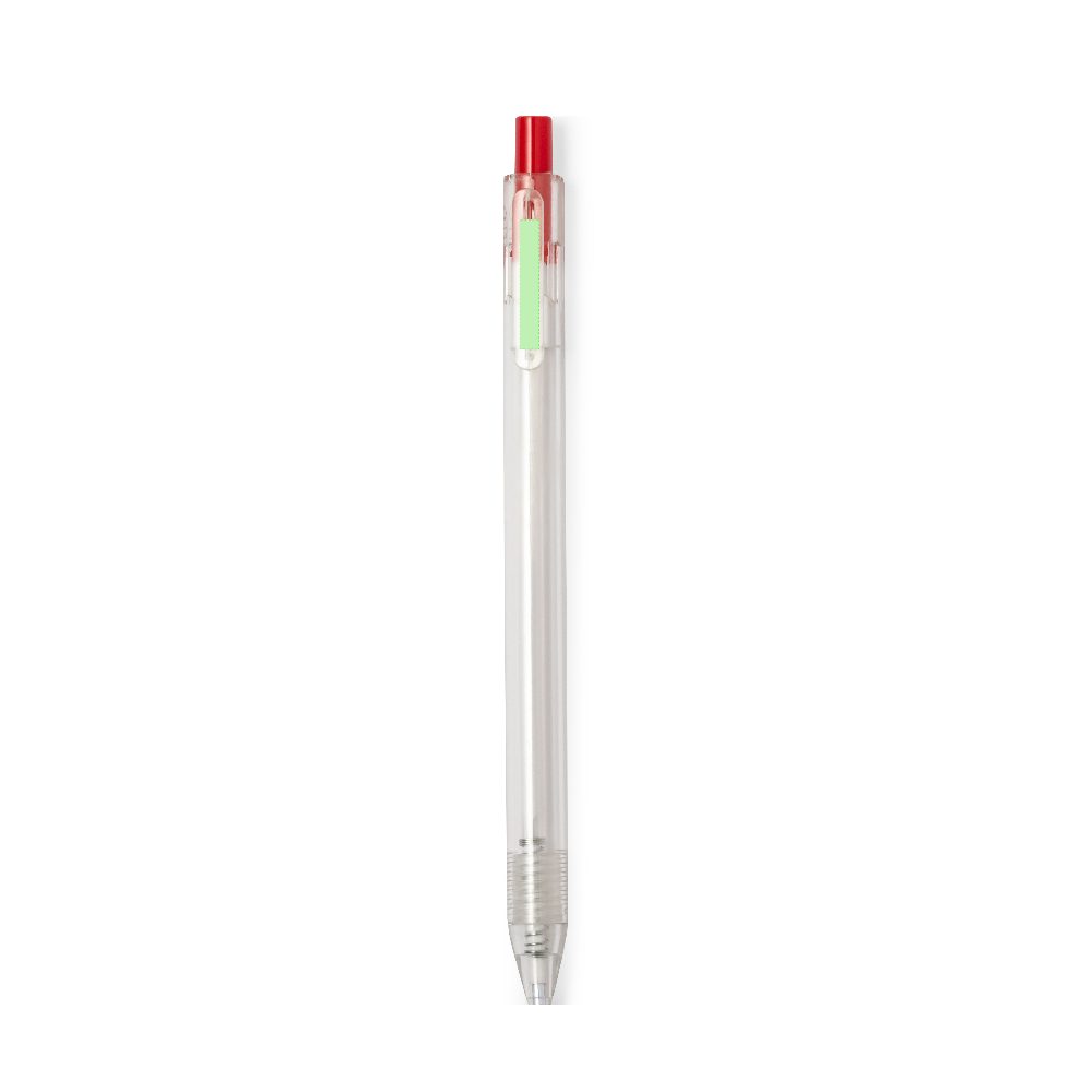 Branding diagram for Ballpoint pens of RPET, with printing mechanism Lester – Area 5