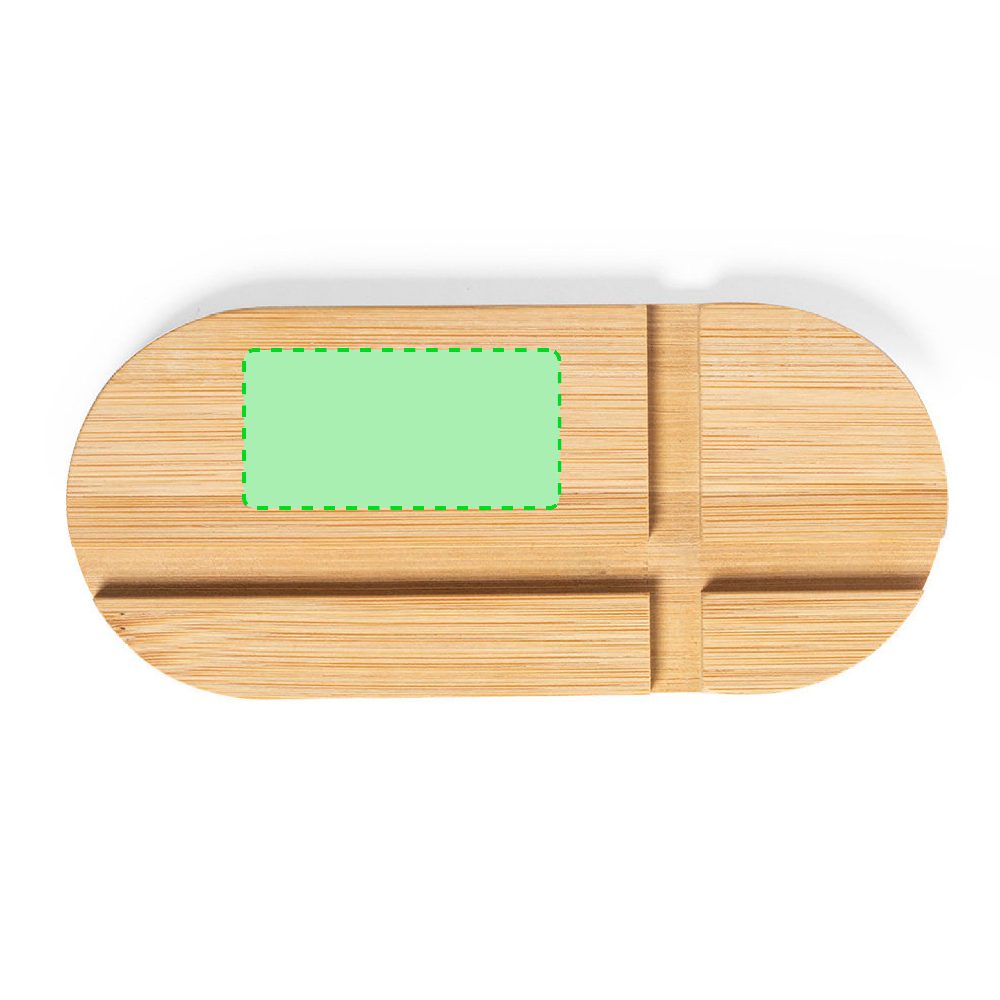 Branding diagram for Bamboo mobile phone and tablet stands with storage compartments Lemins – Page 1