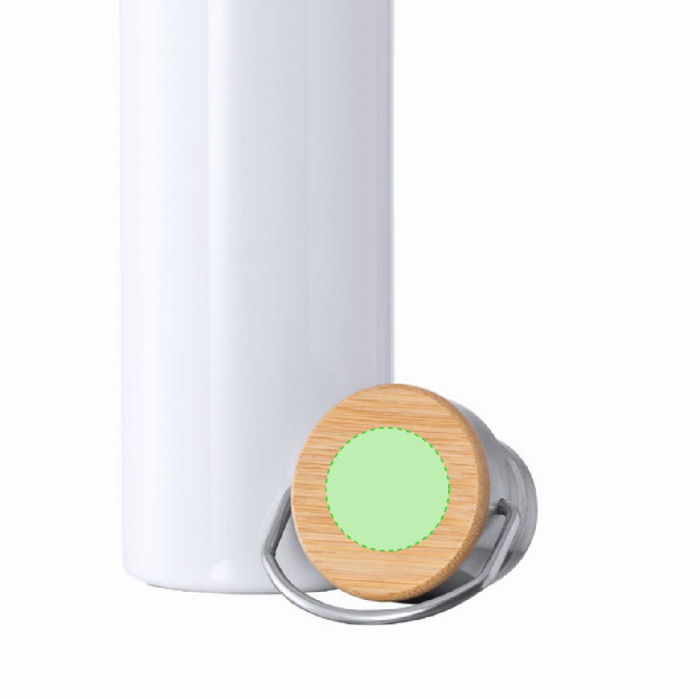 Branding diagram for Stainless steel thermal flask for sublimation printing, 500 ml Ying – Capable
