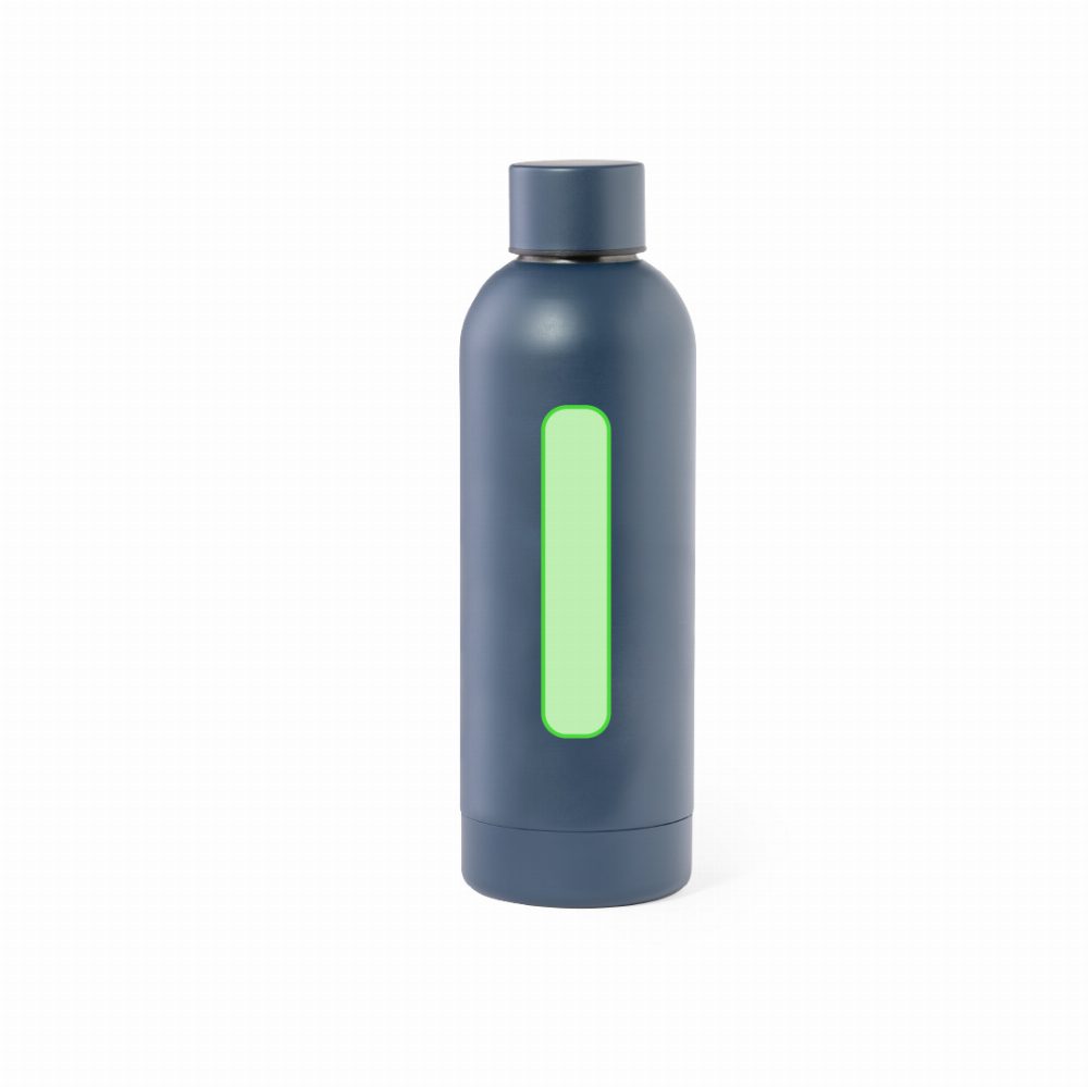 Branding diagram for Stainless steel drinking bottle, 800 ml Pigot – Area 2
