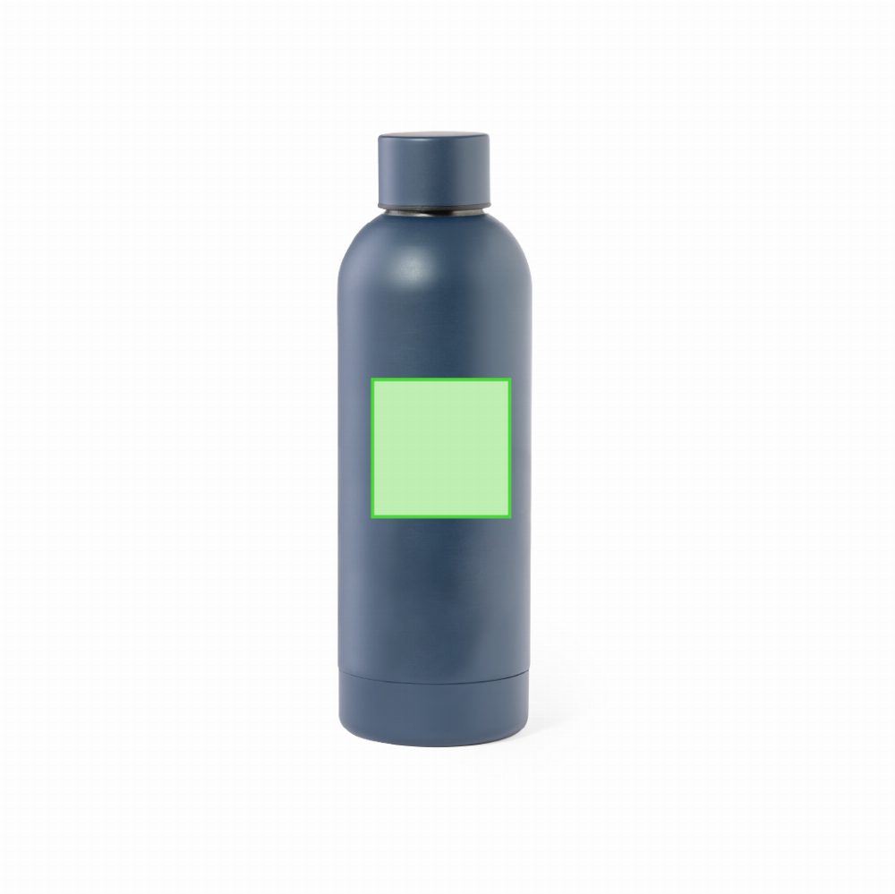 Branding diagram for Stainless steel drinking bottle, 800 ml Pigot – Area 3