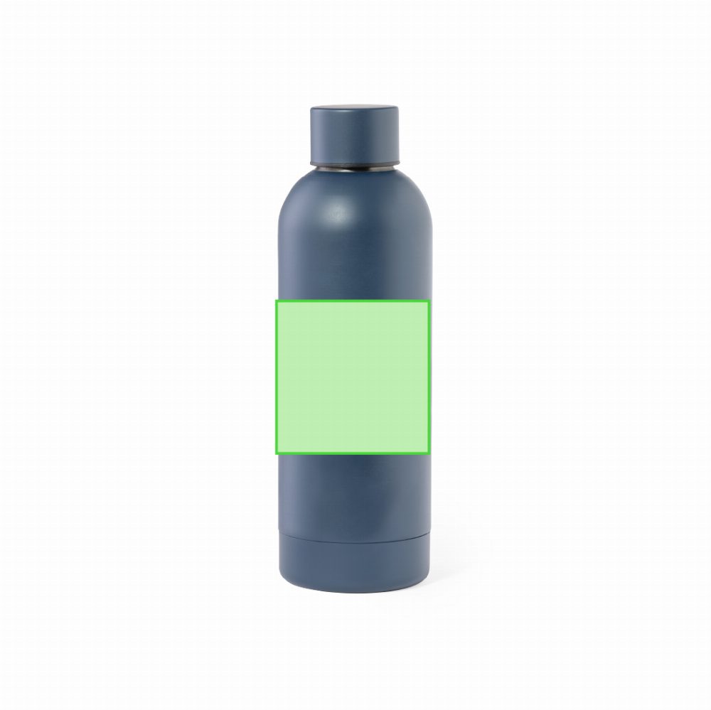 Branding diagram for Stainless steel drinking bottle, 800 ml Pigot – Area 4