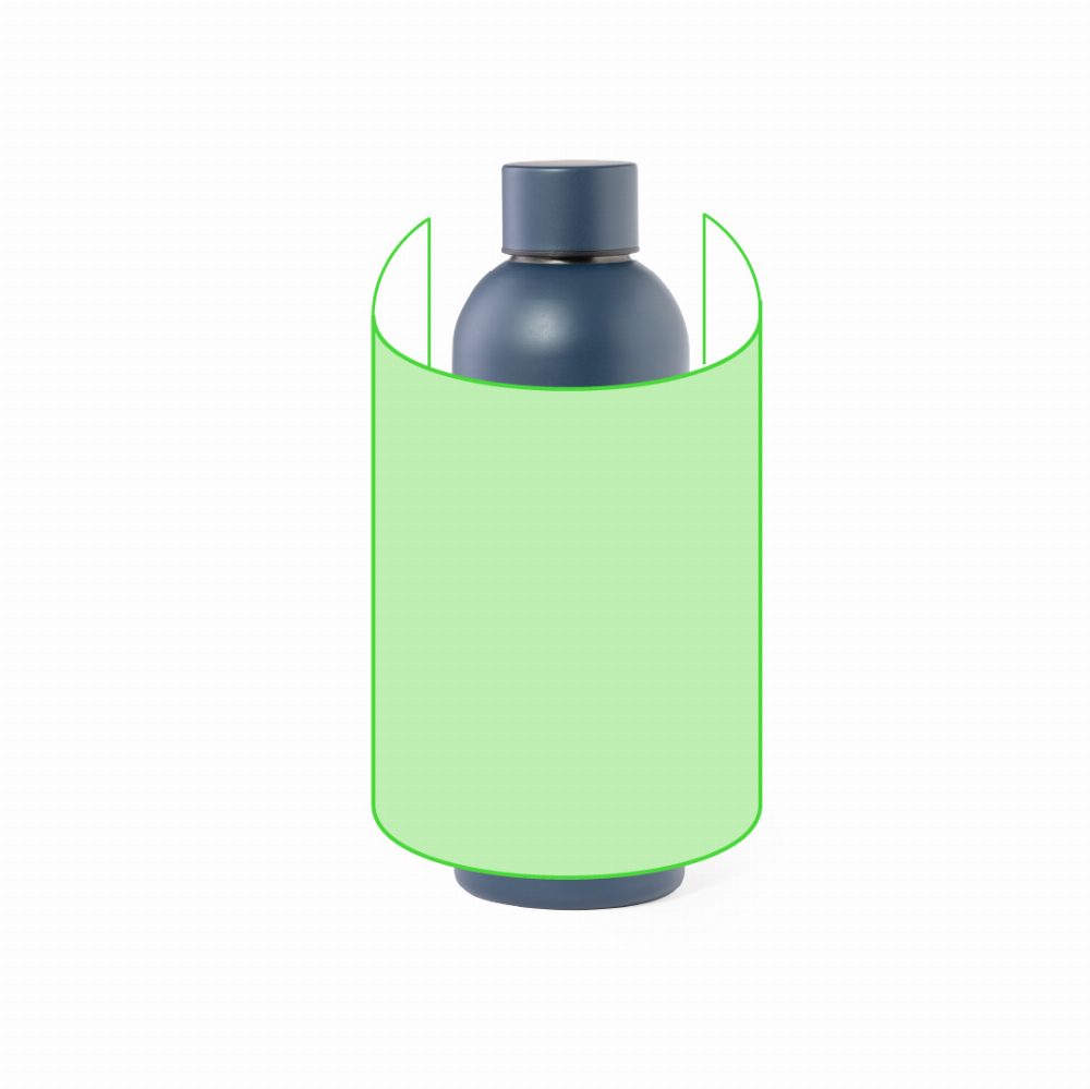 Branding diagram for Stainless steel drinking bottle, 800 ml Pigot – Area 6