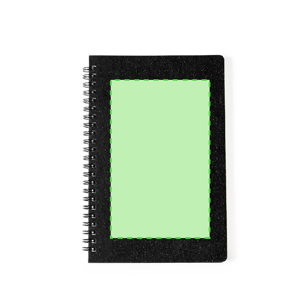 Branding diagram for Wheat straw spiral note block Roshan – Cover