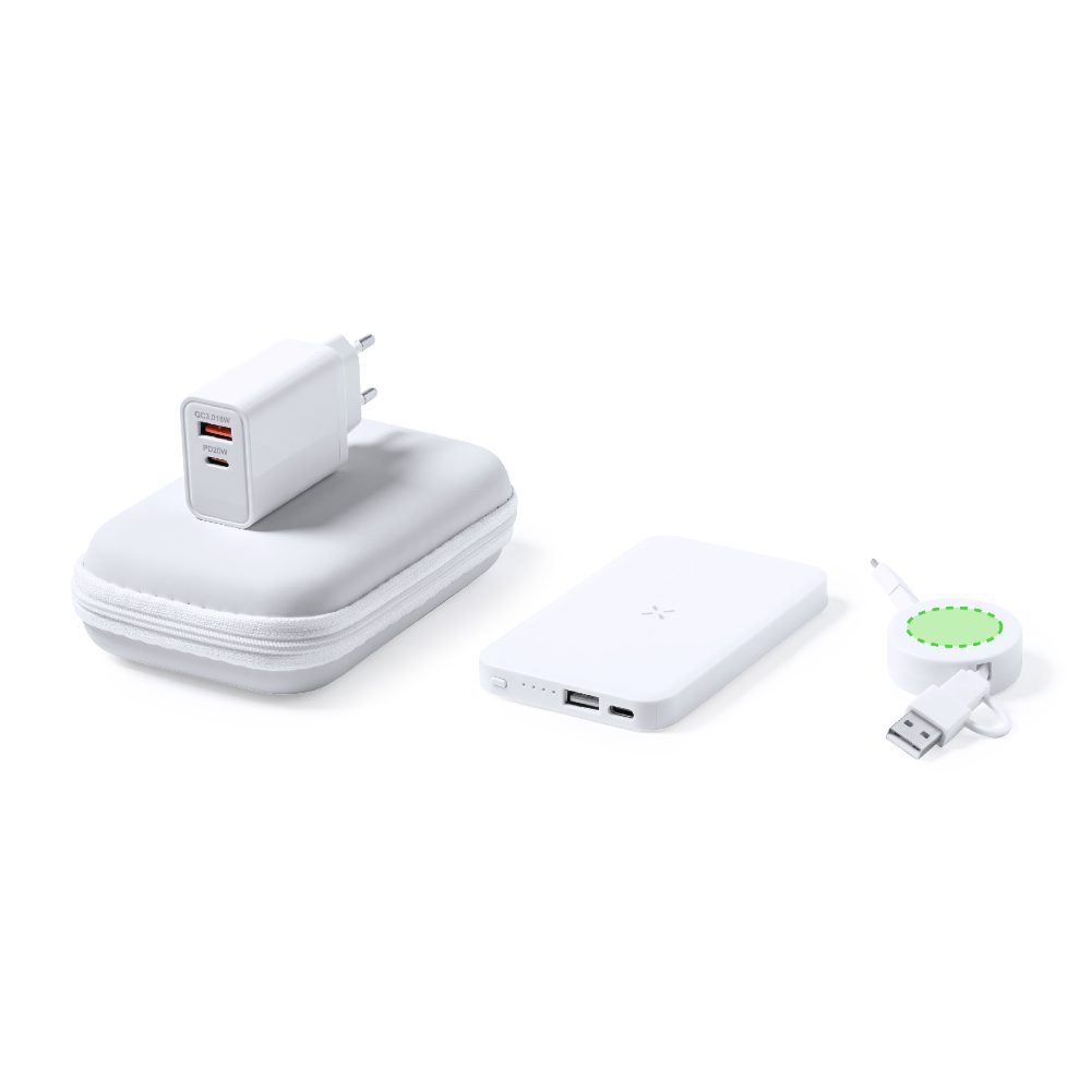 Branding diagram for Powerbank Gift Set Cody – Charger body