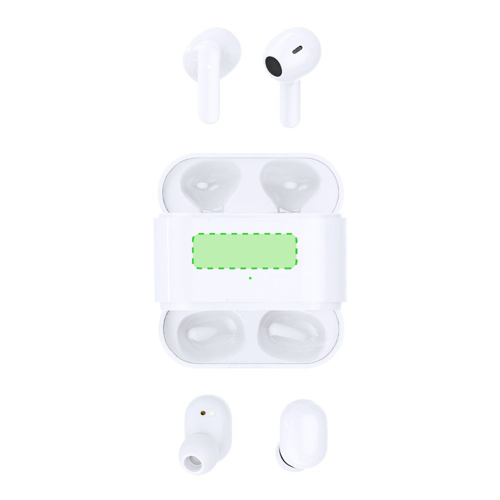 Branding diagram for Bluetooth in Ear Headphones Baksen – Presentation box