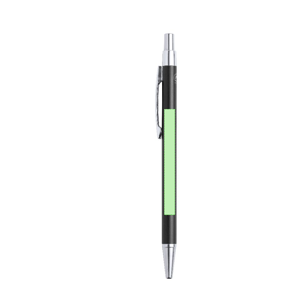 Branding diagram for Recycled aluminium ballpoint pens Paterson – Area 1