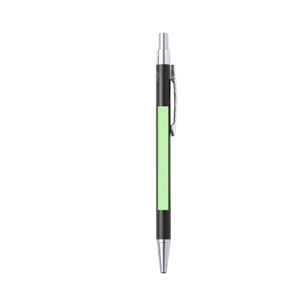 Branding diagram for Recycled aluminium ballpoint pens Paterson – Area 2
