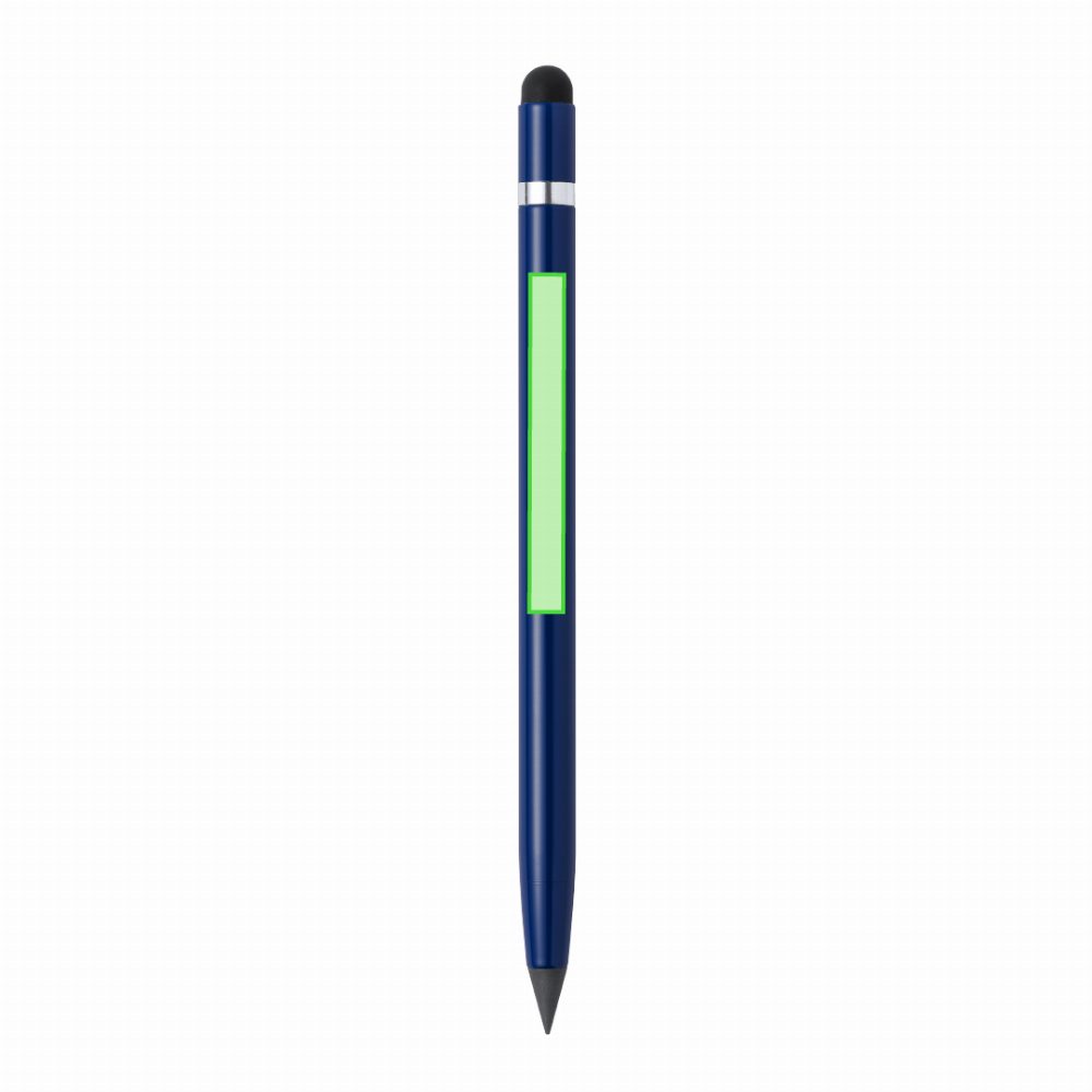 Branding diagram for Perpetual pencil with aluminium touchpads Gosfor – Body Side A