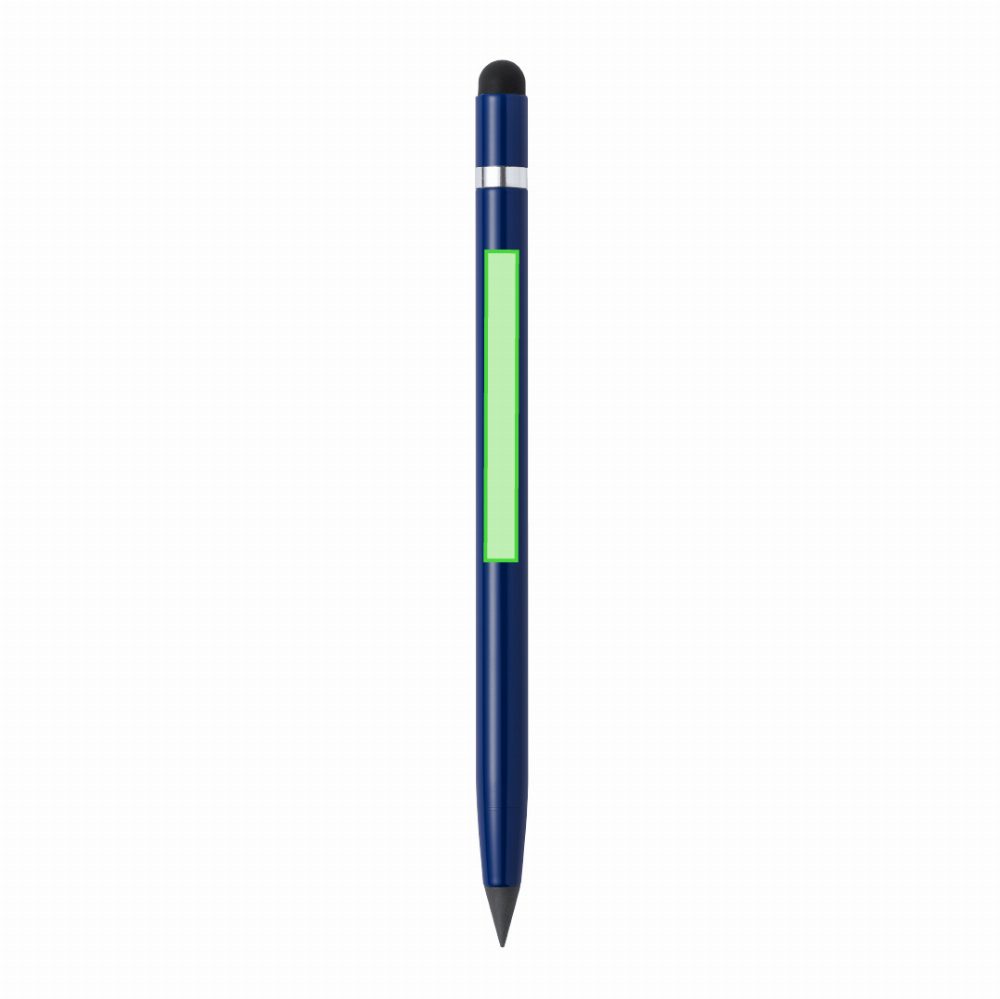 Branding diagram for Perpetual pencil with aluminium touchpads Gosfor – Body side B