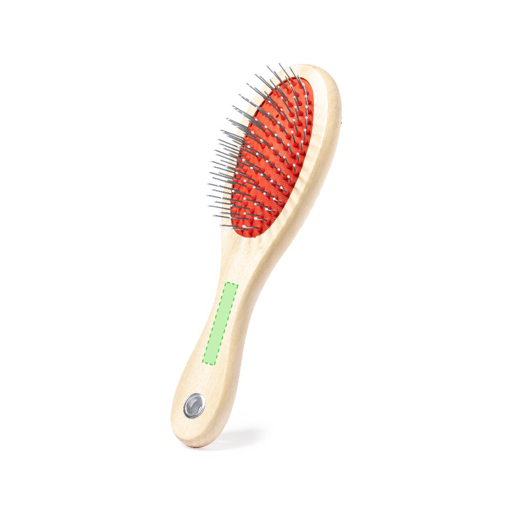 Branding diagram for Wooden animal hairbrush Brolin – Handle