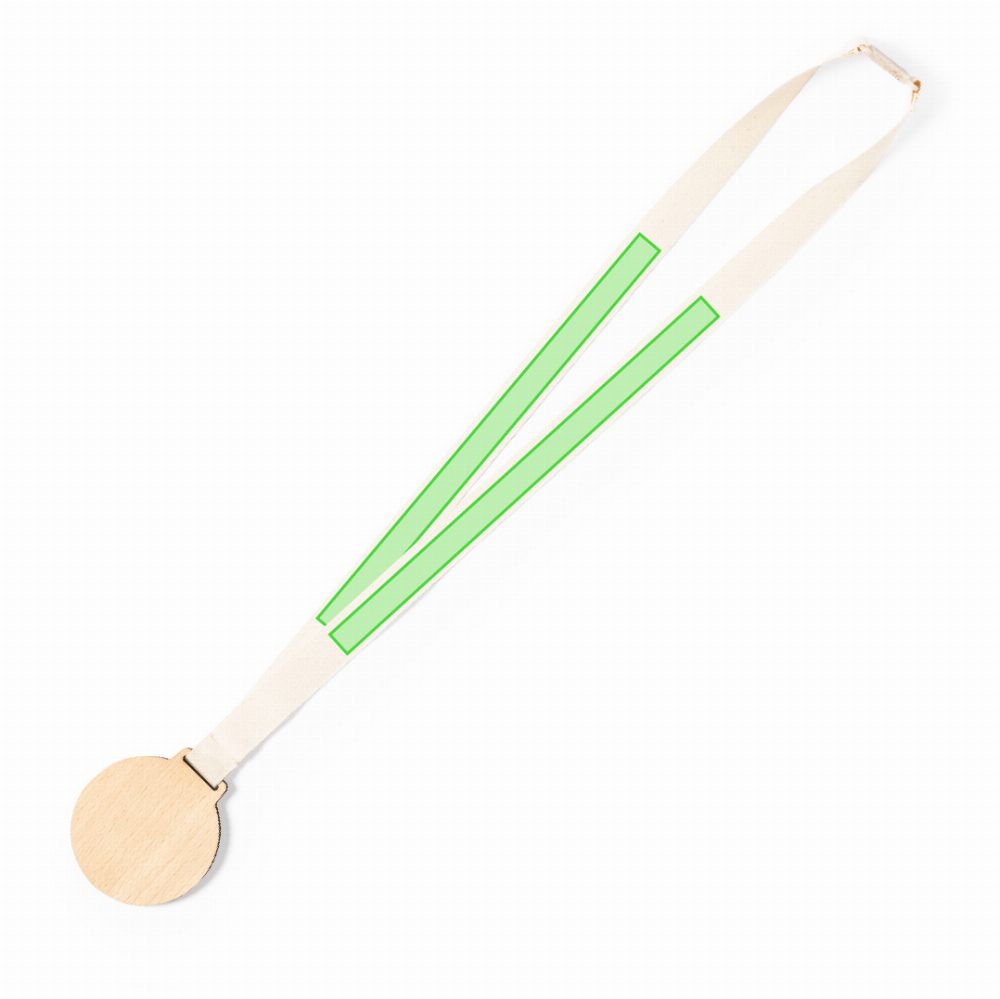 Branding diagram for Wooden medal Guster – Area 5